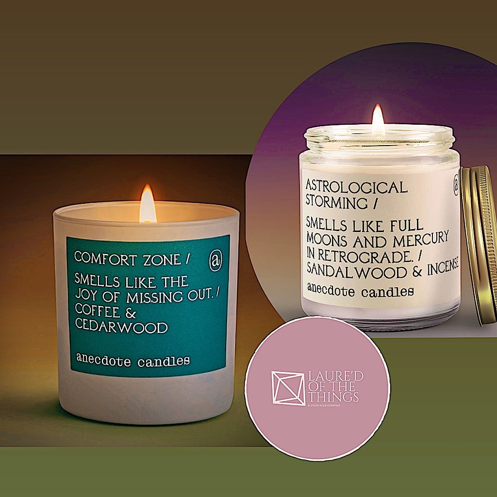 Anecdote Candles Set - Comfort Zone & Astrological Storming